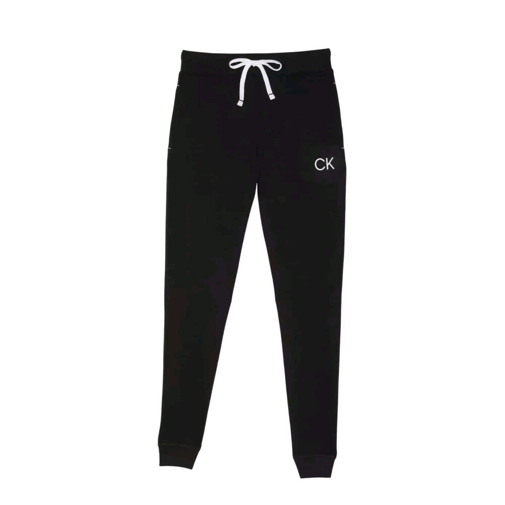 Calvin Klein 2-pk Women’s French Terry Iconic CK Logo Joggers Black Grey Size S - Picture 7 of 8